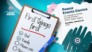 FIRST THING FIRST || SUNDAY SERVICE || RCCG LIVING SEED CHURCH OMOLE