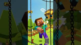 Herobrine and Steve are cool 🔥 || New trend Minecraft short #shorts #viral #minecraft