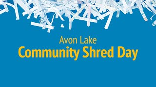 Community Shred Day PSA