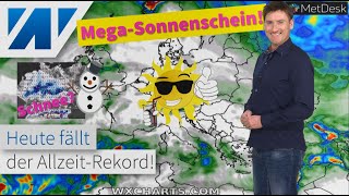 Heute fällt der Allzeit-Rekord: So viel Märzsonne gab es noch nie! Wettersturz unsicher!