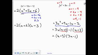 2D 6-7 G Factoring Multiple Strategies