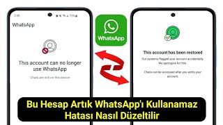 Bu hesap spam nedeniyle artık whatsapp kullanamıyor (Yeni İşlem)।