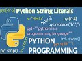 #8-Python String Literals for beginners Python Tutorial -Python for Beginners  #teksolutions #python
