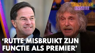 Johan: 'Rutte misbruikt momenteel zijn functie als premier’ | VANDAAG INSIDE