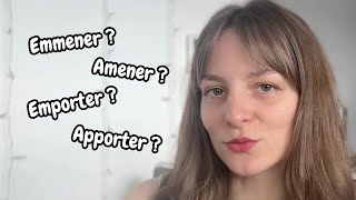 EMMENER, AMENER, EMPORTER, APPORTER ?