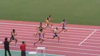 2013長崎県選男子100ｍ準決勝2組