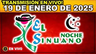 SINUANO NOCHE: Resultado SINUANO NOCHE del DOMINGO 19 de Enero de 2025.