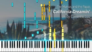 The Mamas and The Papas - California Dreamin' (piano arr. by Catherine Luu) w/ sheet music