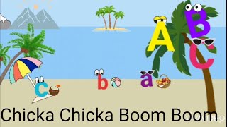 Chicka Chicka Boom Boom In Sea Beach (Animated)