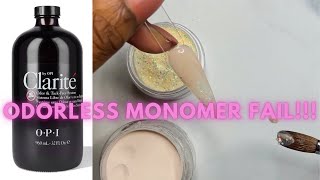 OPI CLARITE ODORLESS MONOMER SYSTEM REVIEW | NAILTOBER DAYS 21-26