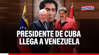 🔴🔵10 de enero: Presidente de Cuba llega a Venezuela para toma de mando de Nicolás Maduro