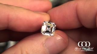 3ct Asscher Beauty ... D color, VS2 clarity