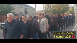 Krushë e Madhe 8.11.2024 varrimi i Nasip Malsori i vëllau dëshmorit prof Muhamet Malsori