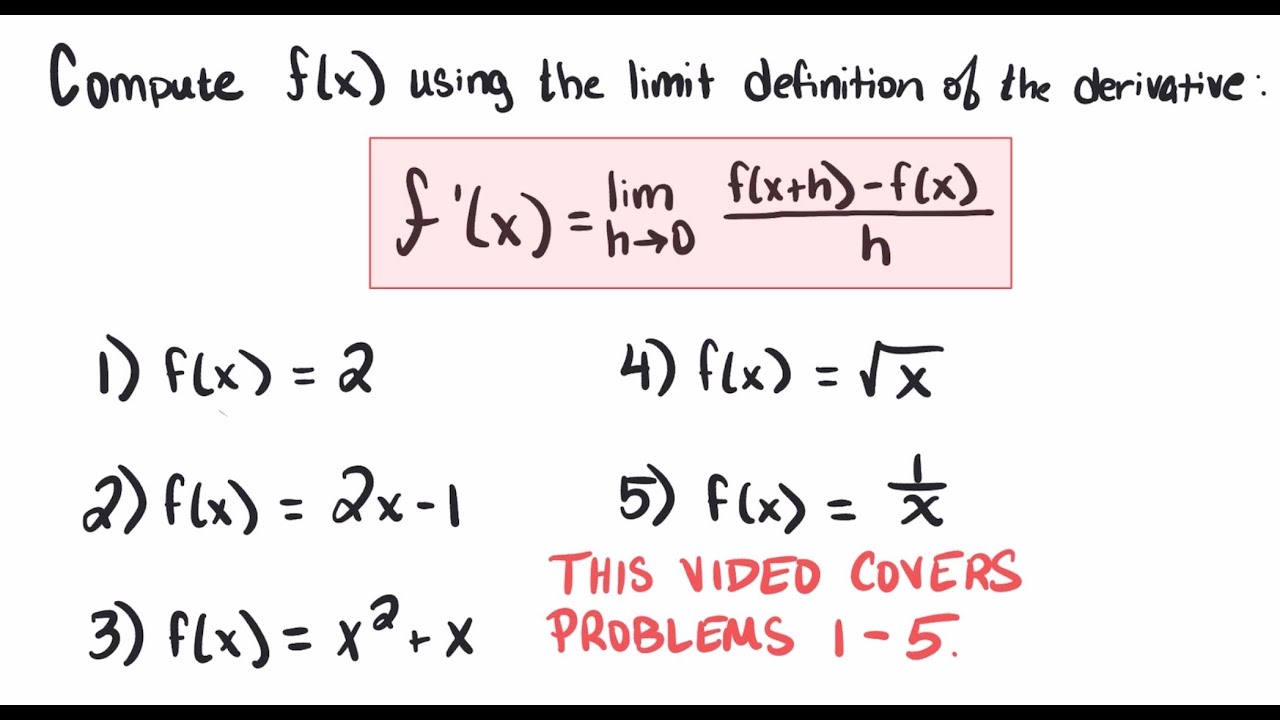 Sample Derivative Problems Quotient Rule For Calculus W Step By Step