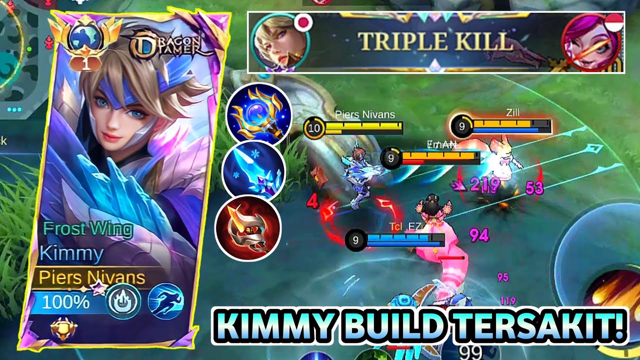 BUILD DAN EMBLEM KIMMY TERSAKIT 2024 TUTORIAL KIMMY GOLD LANE | KIMMY ...