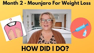 Weight Loss Update - Month 2 on Mounjaro Weight Loss Injections