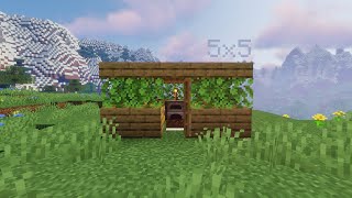 Minecraft: How To Build Easy 5x5 Starter House