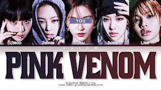 [Karaoke] BLACKPINK(블랙핑크) "PINK VENOM" (Color Coded Han/Ing/가사) (5 Members)