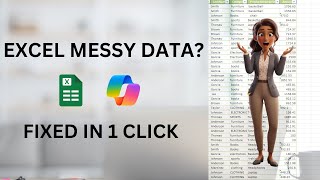 Fix Messy Excel Data in 1 Click - (3 Copilot Hacks)