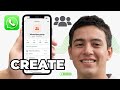 How to create WhatsApp group - Easy