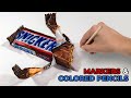 Colored Pencils and Markers Lesson - Realistic Drawing of Candy