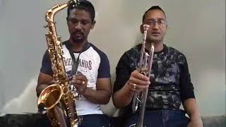 Kapil Das \u0026 Sumes Bardewa| Luku Luku Lagyo Malai/Nepali Song Trumpet/Saxophone Cover