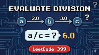LeetCode 399: Evaluate Division | Graph BFS Solution
