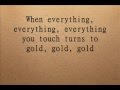 Imagine Dragons - Gold Lyrics