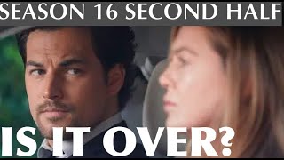 Grey's Anatomy Season 16 Second Half Predictions Discussion | Meredith and DeLuca Is It Over?