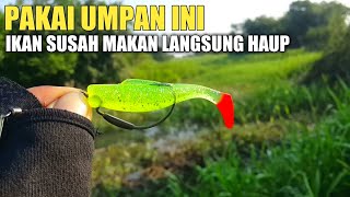 CASTING REEL BC DENGAN UMPAN JITU SOFT LURE DAN SOFT FROG