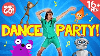 Wiggle, Freeze, Spin + more! | Dance Along | Dance Compilation | Danny Go! Songs for Kids