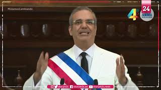 Luis Abinader takes oath as president of Dominican Republic