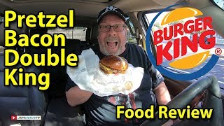 Burger King® | PRETZEL BACON KING™ 🥨🥓🍔👑 | Taste Test & Review | JKMCraveTV