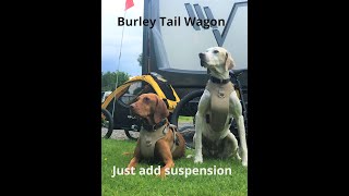 Ep 24 Fitting suspension on the Burley Tail Wagon dog trailer