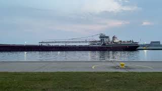 SS Wilfred Sykes Enters Soo Locks