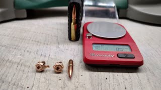 6.5 Grendel 90Gr. Copper Bullet Expansion Test.