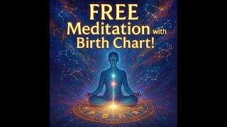 Unlock Your Cosmic Blueprint: Free Guided Meditation with Every Birth Chart Reading!