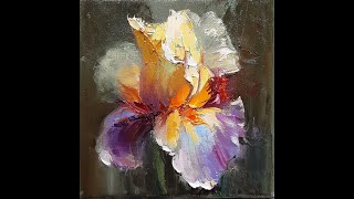 Ирис.Мастер-классы по живописи Вугара Мамедова.Draw irises