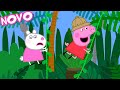 Peppa Pig Português Brasil | Aventura na Ilha Tropical | NOVO Contos da Peppa Pig