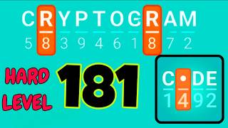 CRYPTOGRAM 181