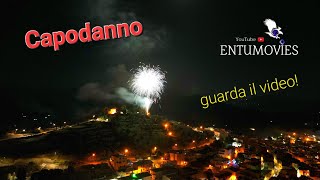 Aerial video fireworks Capodanno 22/23 Dorgali Sardegna