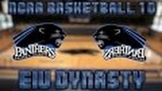 NCAA Basketball 10 PS3 Eastern Illinois Dynasty Year 2 vs Virginia Tech Ep.13