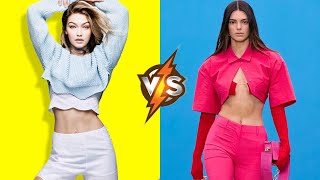 Kendall Jenner VS Gigi Hadid Transformation ⭐ From Baby To 2021