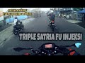 Triple Satria Fu Injeksi | Sunmori Tawangmangu Sepi