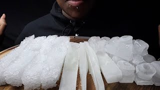 VARIETY OF ICE STICKS#iceeating #asmr #asmrice