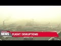 Foggy conditions disrupt airport operations at Incheon, Gimpo