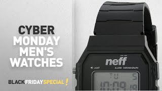 Cyber Monday Neff Watches : Neff Unisex NF0226BLCK Flava XL Surf Digital Display Chinese Automatic