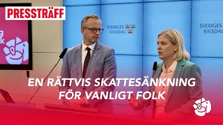 LIVE: Pressträff med Magdalena Andersson och Mikael Damberg om det ekonomiska läget