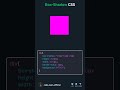 Box shadow effect tutorial for beginners #coding #webdevelopmenttutorial #html5 #htmlcss #css