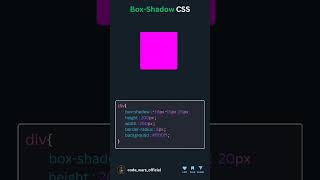 Box shadow effect tutorial for beginners #coding #webdevelopmenttutorial #html5 #htmlcss #css